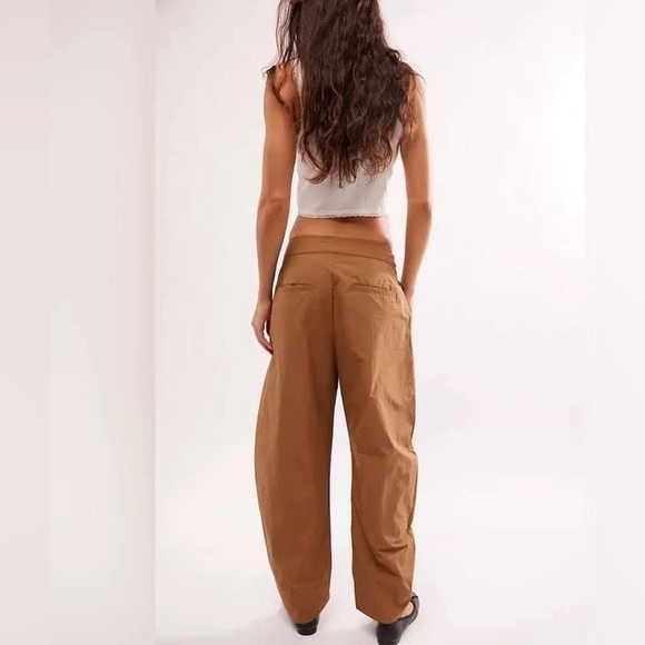 NWOT Free People Gabriette Barrel Trouser - Picture 2 of 5